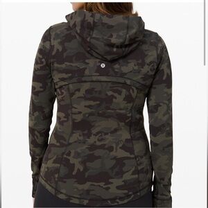 Lululemon Hooded Define Jacket Incognito Camo Gator Green ICMI LW4BCJS